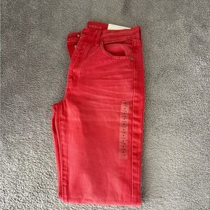 American Eagle Outfitters Vibrant Red Pants